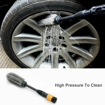 

15'' Car Wheel Cleaning Brush Tire Washing Clean Tyre Alloy Soft Bristle Cleaner