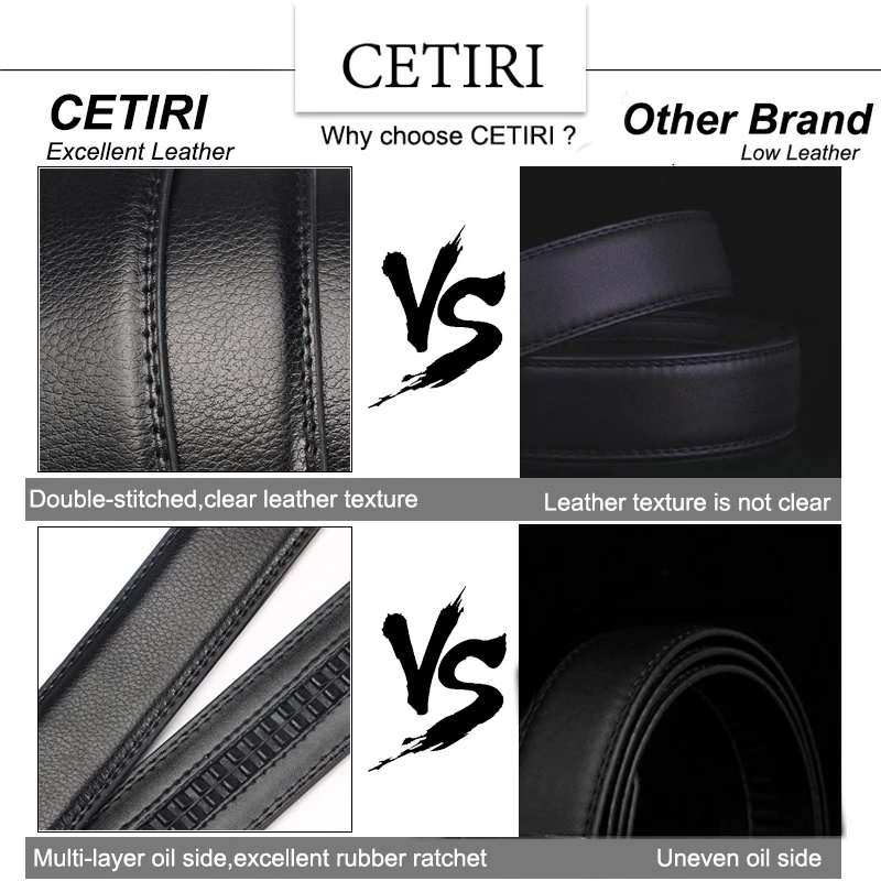 Skup 3 rozmiary męskie solidna skóra paski wysokiej jakości prawdziwy pas ze skóry bydlęcej człowiek z bezpłatna wysyłka klamra automatyczne i prześliczne pudełko