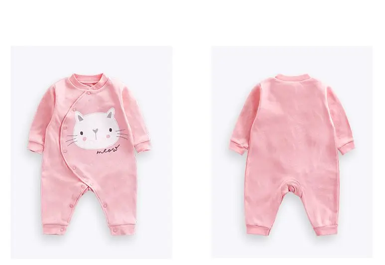 bamboo baby bodysuits	 Car children's clothes baby clothes one piece clothes girl baby cartoon Romper spring and autumn warm climbing clothes Baby Bodysuits made from viscose 