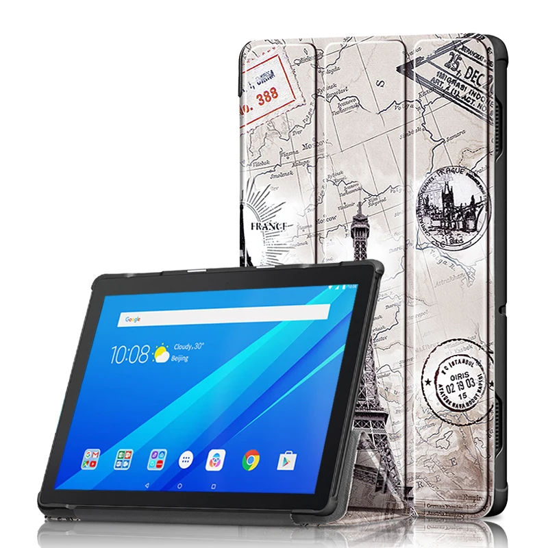 Из искусственной кожи чехол Подставка для lenovo YOGA Tab E10 TB-X104L TB-X104F 10," защитный чехол для планшета Для lenovo YOGA TAB E10 10,1 ТБ X104F - Цвет: iron tower
