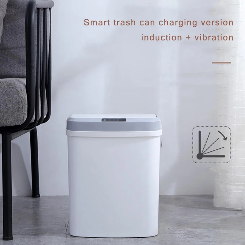 

Intelligent Induction Automatic Trash Can Smart Sensor Home Living Room Bedroom Kitchen Dustbin Storage Barrels Rubbish Bin