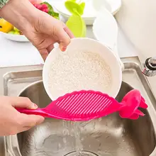 TPFOCUS кухонная многофункциональная листообразная Сливная Пластина Taomi без рук вредное рисовое ситечко полезный инструмент гаджет случайный цвет