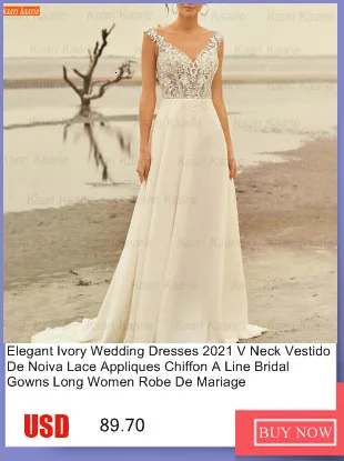 traditional wedding dresses Arabic V Neck White Wedding Gown 2022 Vestido De Novia Sleeveless Appliqued Lace Up Hochzeitskleid Custom Made Bride Dresses New reception dress for bride