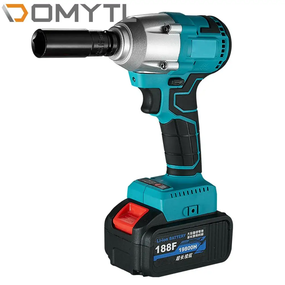 Электрический гаечный ключ 330N.m с литиевым аккумулятором