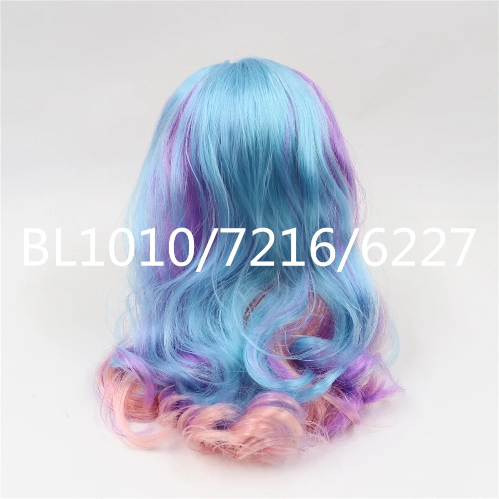 Blyth кукла ледяной rbl головы и купола красочные волосы парик для DIY на заказ|Куклы| |