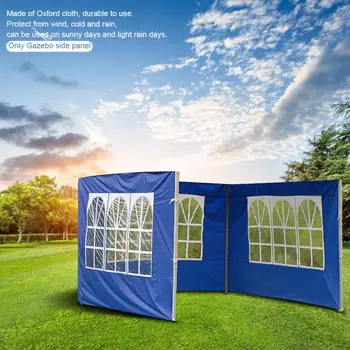 

Reusable Gazebo Side Panel Folding Portable Durable Accessories Sidewall Anti-UV Oxford Cloth Waterproof Windproof Outdoor Tent