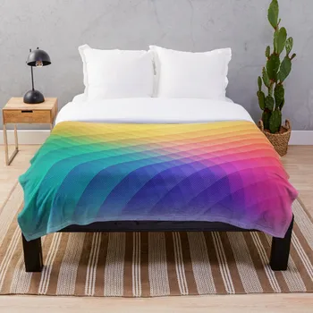 

Spectrum Bomb Fruity Fresh Hdr Rainbow Col Throw Blanket Soft Sherpa Blanket Bed Sheet Single Knee Blanket Office Nap Blanket