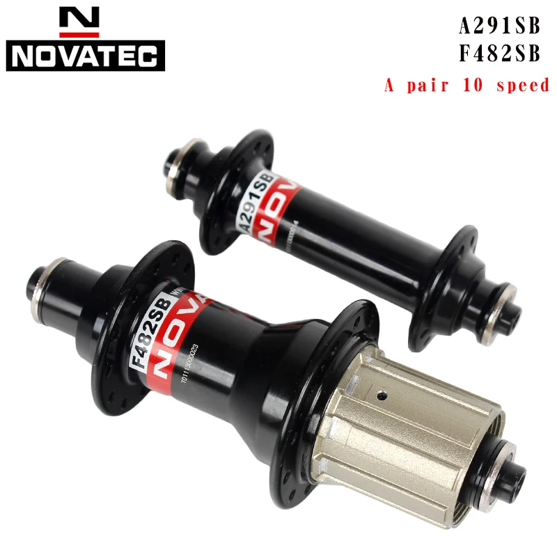 Novatec A291SB road bike hubs parts F482SB/ F582SB Bicicleta accessories 20H 24 Holes V Brake 9/10/11s  QR bicycle Bearing hubs