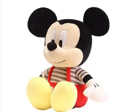 Original 30cm Disney Mickey Mouse Minnie Animal Stitch Stuffed Plush Toys Doll Christmas Birthday Gift For Children Kids Girl Fr
