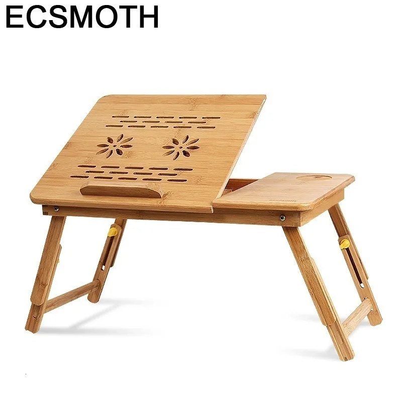 Best Price Ordinateur Portable Lap Bureau Meuble Tafelkleed Tafel Mesa Escritorio De Oficina Bambu Laptop Stand Study Desk Computer Table