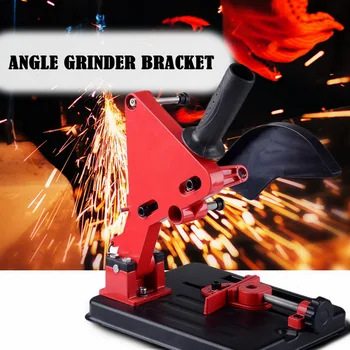 

Angle Grinder Stand Angle Grinder Bracket Holder Support For 100-125 Cutter Angle Grinder Cast Iron Base Power Tool Accessory