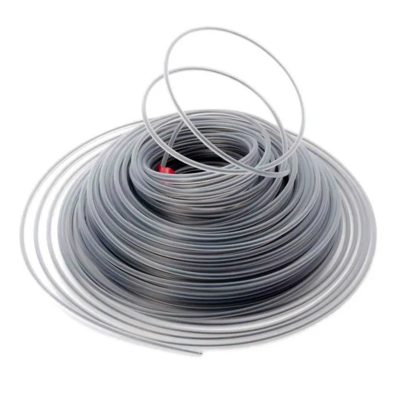 Steel wire grass trimmer line 3mm/2.7mm grass trimmer line trimmer line Rope Cord Line Strimmer Brushcutter Long Round Roll Grass Replacement Trimmer line