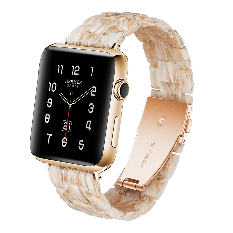 Браслет или ремешок для ручных часов Apple, для женщин и мужчин, браслет из смолы для часов, сменный мужской t для Apple iWatch Series 4 3 2 1 Iwatch Band 42 мм