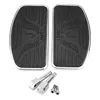 Black Motorcycle Adjustable Rear Passenger Front Footrest Rider Driver Foot Rest Pegs Floorboards Universal ► Photo 2/6