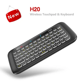 

Mini Wireless Keyboard Seven Colors Backlight Gaming Keyboard For IOS Android Pc Touchpad Air Mouse IR Leaning Remote Controller