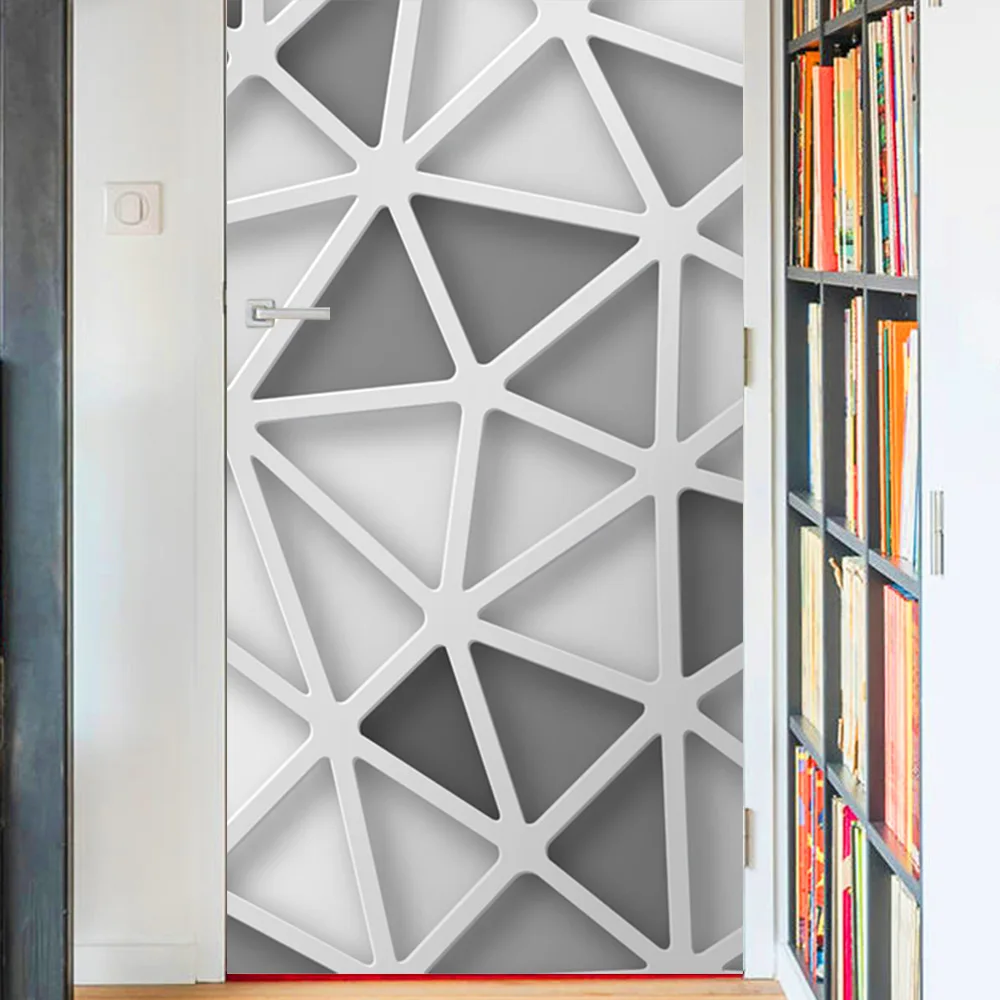 

MT173 New Door Stickers Wardrobe Renovation Fridge Magnet Door Stickers Home Decor Waterproof Removable Stickers Dropship