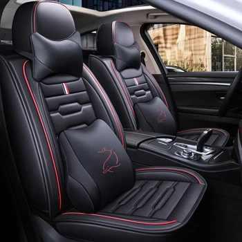 

Full Coverage Eco-leather auto seats covers PU Leather Car Seat Covers for Jaguar2008 xe f type xf jaguar2008 xj series e pace