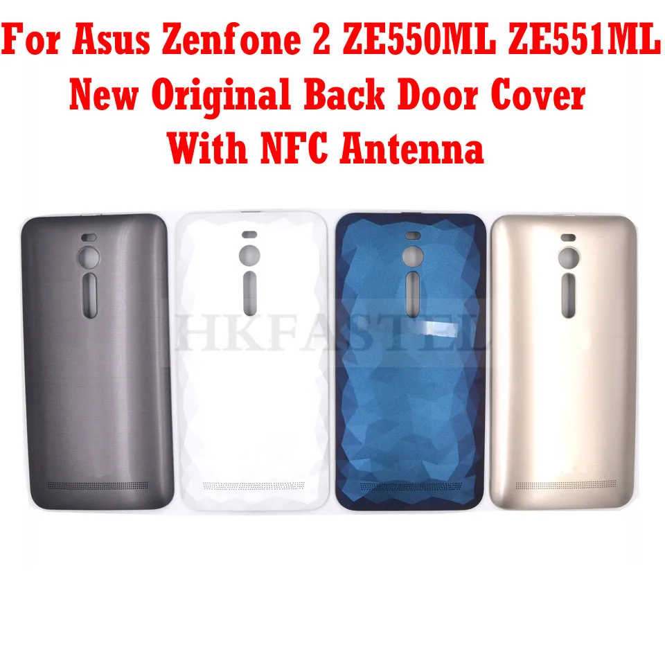 

New original Housing For Asus Zenfone 2 Deluxe Zenfone 2 ZE551ML ZE550ML Mobile Phone Back Battery Door Cover With NFC case