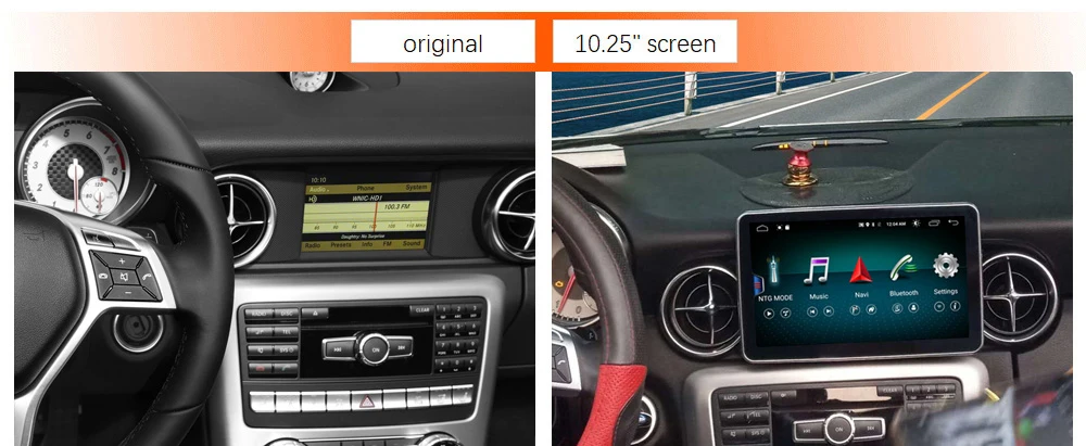 Top 8-Core 4+64G Car Android 8.4 inch Display for Mercedes Benz SLK 2009-2015 Command System Upgrade Screen 4
