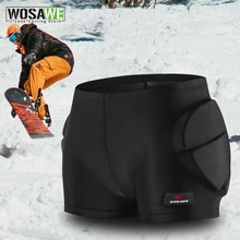 WOSAWE фигурка Скейтбординг защитный коврик спортивный защитный коврик защита для снега лыж скейт сноуборд велосипедные шорты