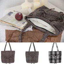 Модная прочная Женская Студенческая шерстяная сумка на плечо, большая вместительность, многоразовые сумки для покупок, повседневная сумка-тоут, женская сумка