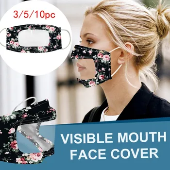 

Mask With Clear Window Visible Expression For The Deaf And Hard Of Hearing mascarillas Mouth-muffle Health Care Face Mouth Mask