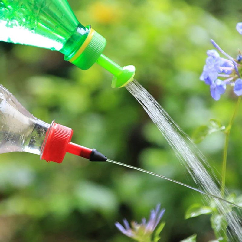 4pcs Plant Watering Device Simple Watering Can Sprinkler Nozzle Watering Bottle Spray Nozzle For Graden Accessories
