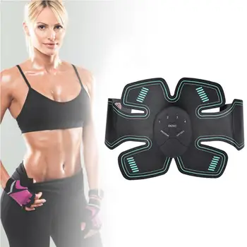 

Abdominal Muscle Stimulator Trainer USB Connect ABS Fitness Equipment Training Muscles Electrostimulator Toner Exercise At Home