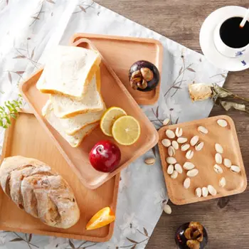 

Wood tray, Coffee Table/Butler Serving Trays for Breakfast in Bed, Tea, Coffee