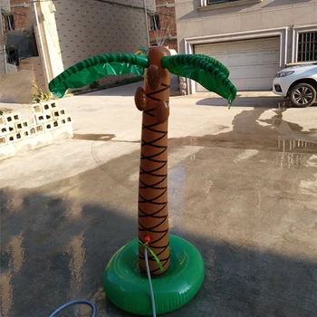 

New1.6m Inflatable Coconut Palm Tree Water Spray Beach Party Pool Inflatable Toy 72XC