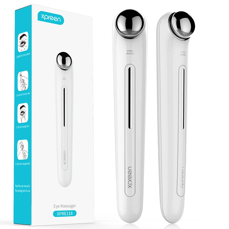 Eye Massager Anti Aging Wrinkle Eye Patch Ion Relief Massage Machine Rejuvenation Beauty Care Portable Pen Eye Care Tools
