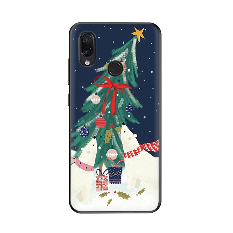 Счастливый год Рождество мягкий чехол для телефона Xiaomi Redmi 4A 4X5 6 A Plus Pro 7 GO S2 Note 4X5 6 7Pro 5A Prime - Цвет: B10