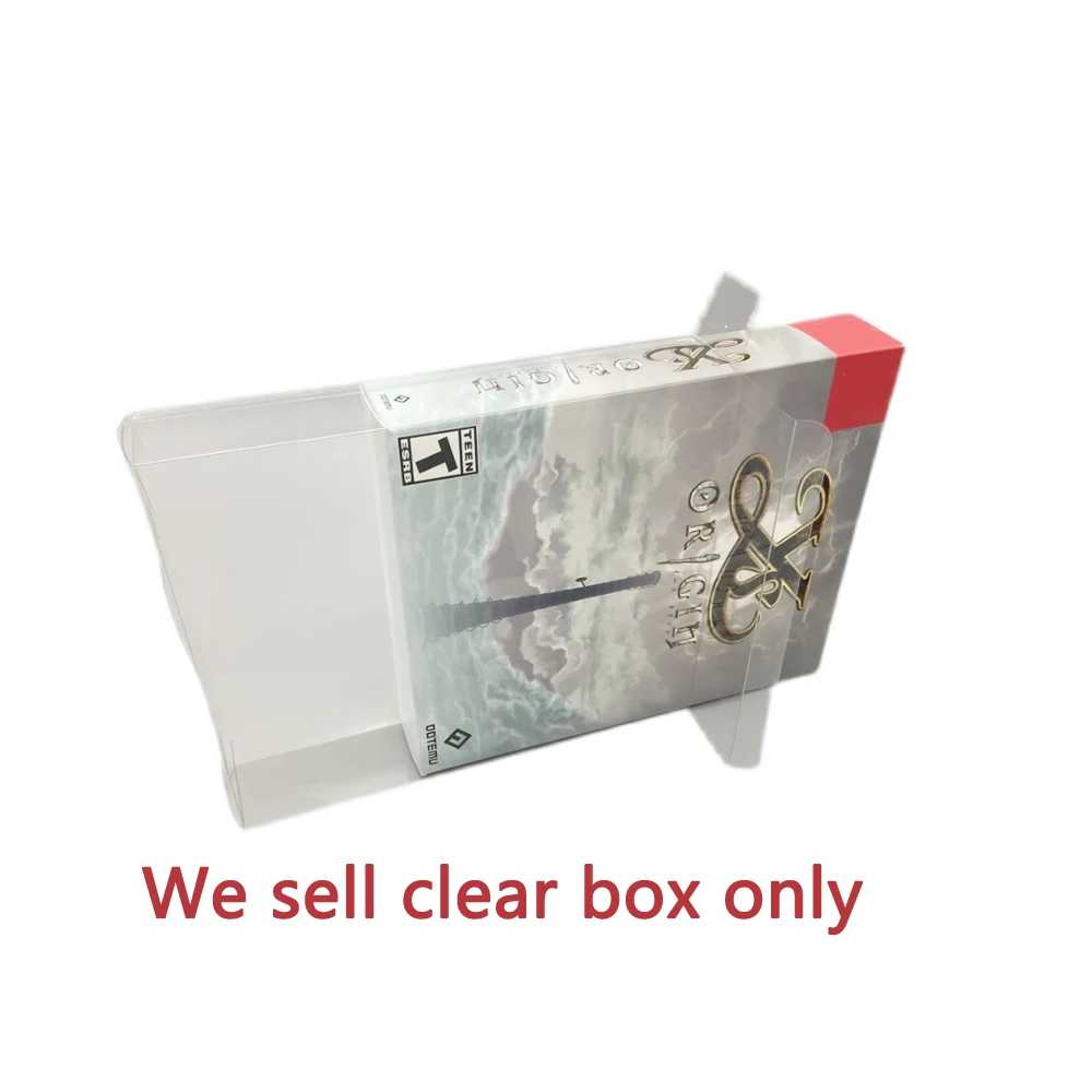 

Clear box For SWITCH NS LRG US Limited Edition Transparent Collection Display Box for Ys Origin Limited Edition