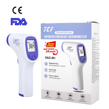 

In Stock Non-contact IR Body Infrared Thermometer LCD Digital Display Baby Forehead Body Temperature Termometro Infravermelh