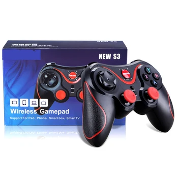 

Wireless Gamepad For PS3 Android Wireless Joystick Game Controller Bluetooth Joystick For PC Smart Phone Tablet TV Box Holder