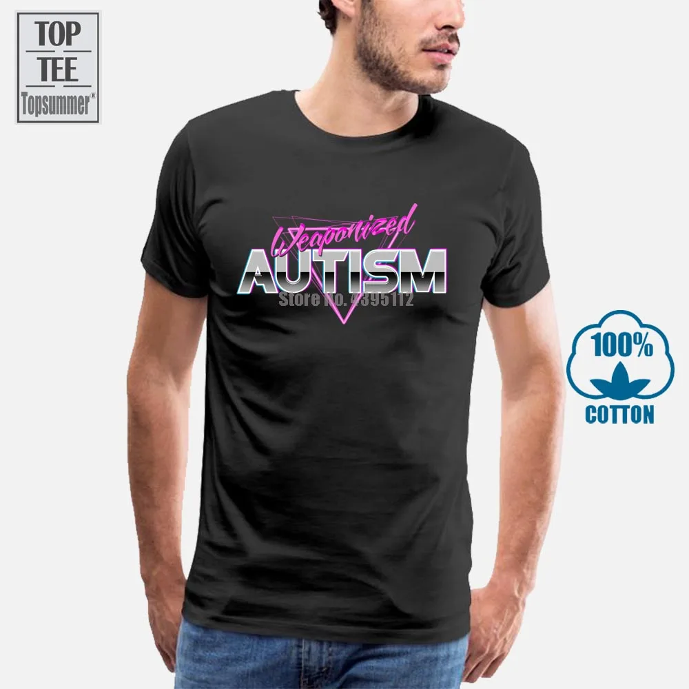 Weaponized Autism T-Shirt Funny Meme 