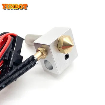 

MK10 Printer Parts Hotend Kit 0 .4mm Copper Nozzle M7 Thread Heatbreak with PTFE Teflon+Thermocouple Fixing Screws NTC100K3950