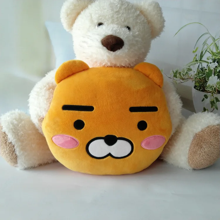 Kakao подушка мультфильм анимация рука в руке грелка Южная Корея экспорт взрыв наклейка в форме пламени продукт онлайн знаменитости