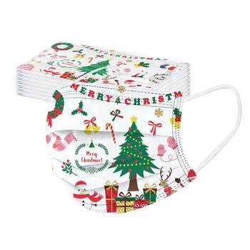 

20pcs Face Mask Disposable Breathable Christmas Face Cover mascarilla facial mask for face kids Facemask masque visage maske