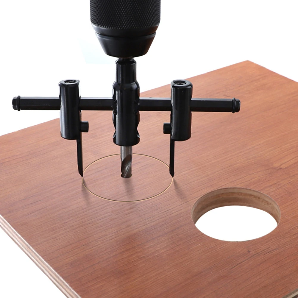 Aircraft Type Adjustable Metal Wood Circle Hole Saw Drill Bit Glass