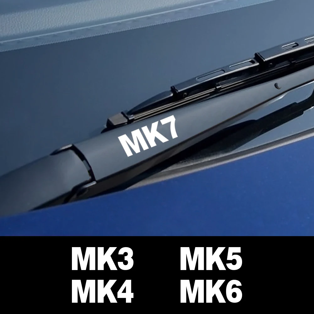 Автомобильные наклейки на стеклоочистители для VW Volkswagen Golf 4 7 5 6 MK2 MK3 MK4 MK5 MK6 MK7 MK8 шт.