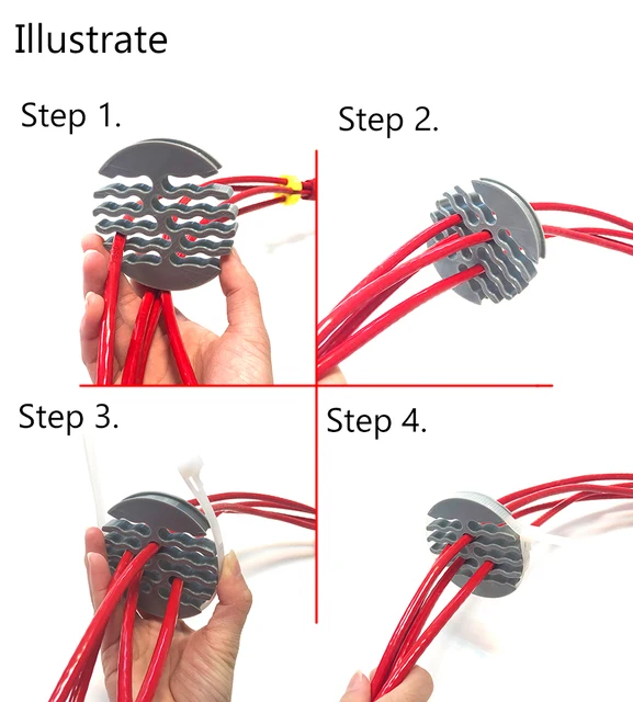 NEW Category 6 Network Cable Comb Machine Wire Harness Arrangement tidy  tools for Router Cabinet Computer room 36 Wires - AliExpress