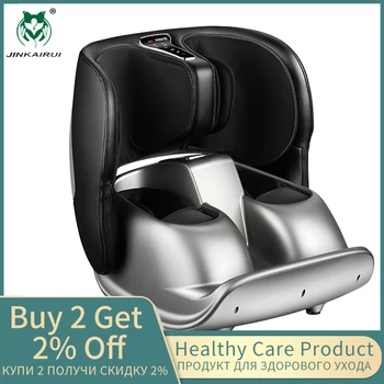 

Jinkairui 2 in 1 Foot Leg Simultaneously Massager Two Control Panel Air Compress Heating Scraping Luxury Gift Items High Quality