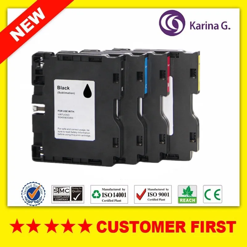 Сублимационный картридж с чернилами совместимый GC41 подходит для Ricoh SG