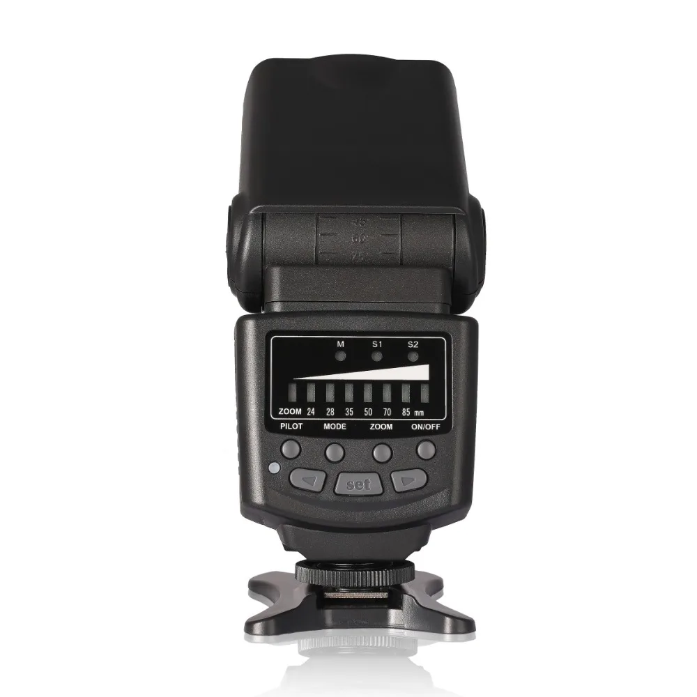 Voking VK410 ручная Вспышка Speedlite с ЖК-дисплеем для Canon Nikon Panasonic Olympus и других DSLR камер