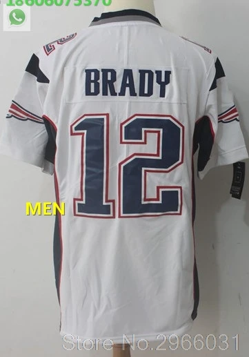 Новая Англия A+++ Качественная мужская футболка для взрослых Tom Brady 12 Rob Gronkowski 87 Julian Edelman 11 Brandin Cooks 14