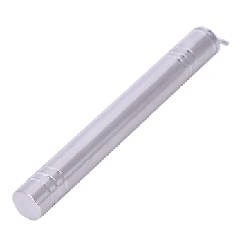 

New Outdoor Portable Titanium Alloy Toothpicks Storage + Reusable [Non-toxic] Titanium Alloy Toothpick