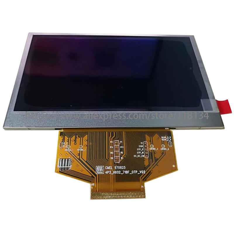 4,3 дюймовый 71PIN OLED ЖК-экран CMEL 970825 4P3_HX02_71BF_OTP_V02 T1846083NE0153