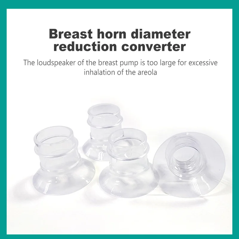 SLAIXIU 17/19 mm Breast Pump Accessories Horn Caliber Size Converter Milk Cup Caliber Adapter Small Nipple Horn Cover 5
