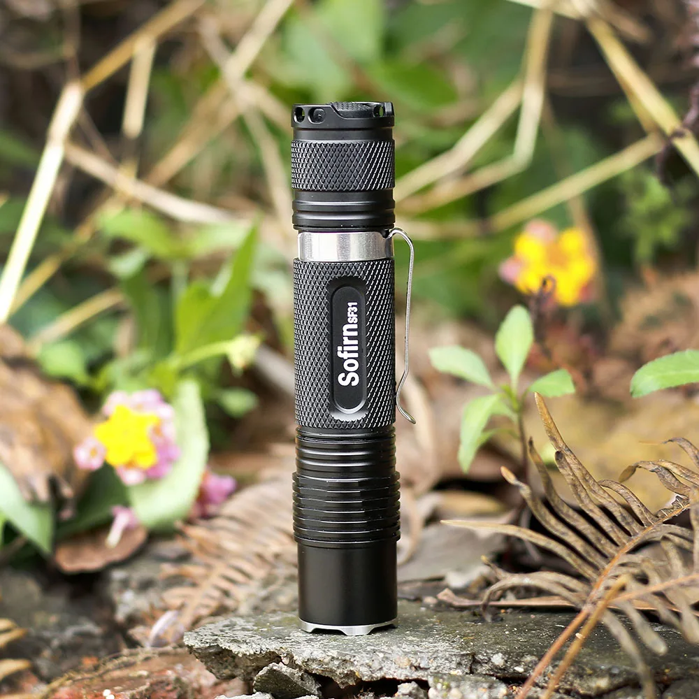 

Sofirn SF31 XM-L2 1000LM Mini Powerful LED EDC Flashlight 18650 Flashlight LED Torch Pocket Light Penlight Camping Cycling